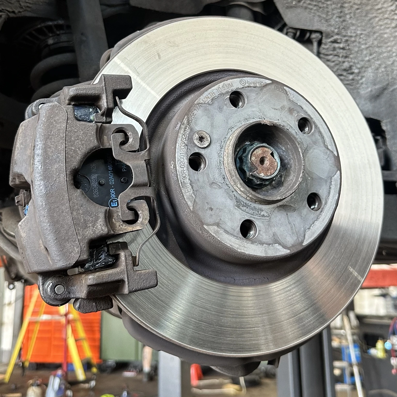Brake disc and caliper repair