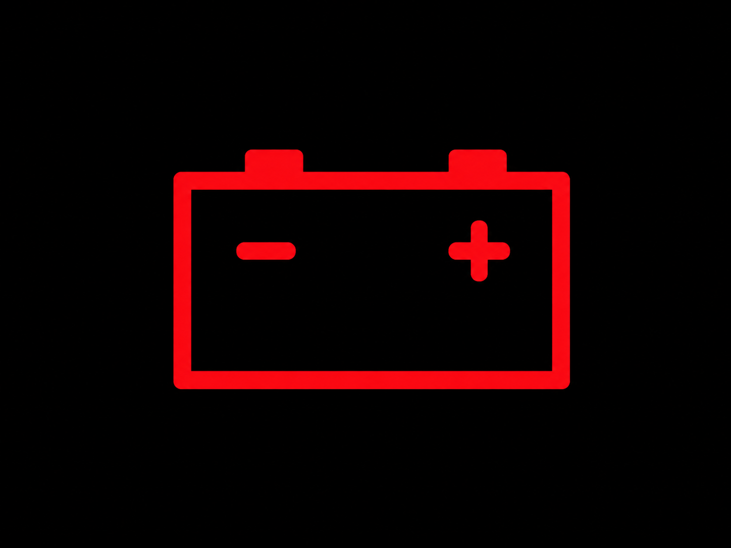 Battery and charging-system warning light